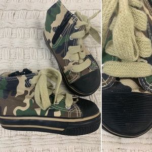 Toddler camo high top
